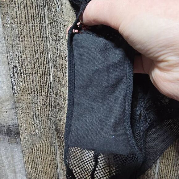 Victoria's Secret Black Lace Teddy Bodysuit NWOT 34C - Picture 3 of 5